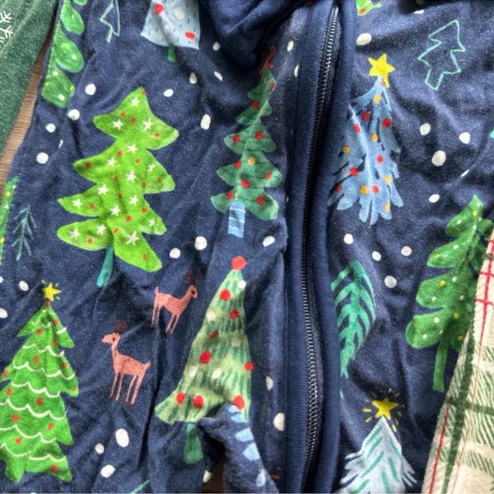 Blue Christmas tree only size 6-12 month